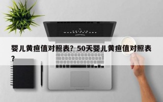 婴儿黄疸值对照表？50天婴儿黄疸值对照表？